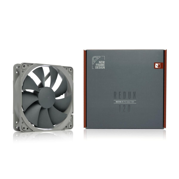 Noctua NF-P12 REDUX-1300 - Ventilator - 12 cm - 1300 RPM - 19,8 dB - 92,3 m³/h - Schwarz