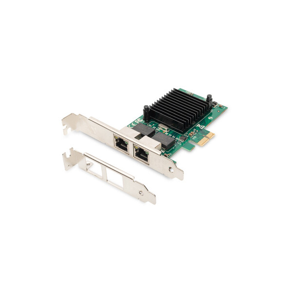 DIGITUS Dual Gigabit Ethernet PCI Express Karte, 2-Port