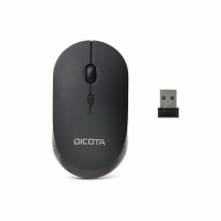 Dicota Wireless Mouse Silent V2 - Maus - 1.600 dpi