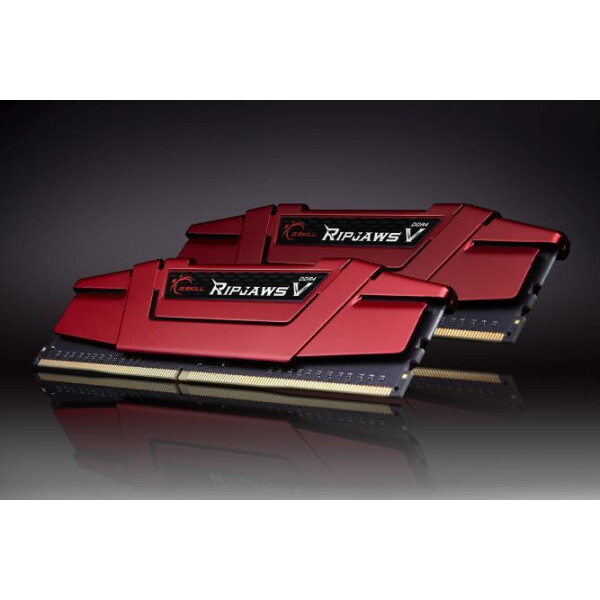 G.Skill Ripjaws V F4-3600C19D-32GVRB - 32 GB - 2 x 16 GB - DDR4 - 3600 MHz - 288-pin DIMM - Rot