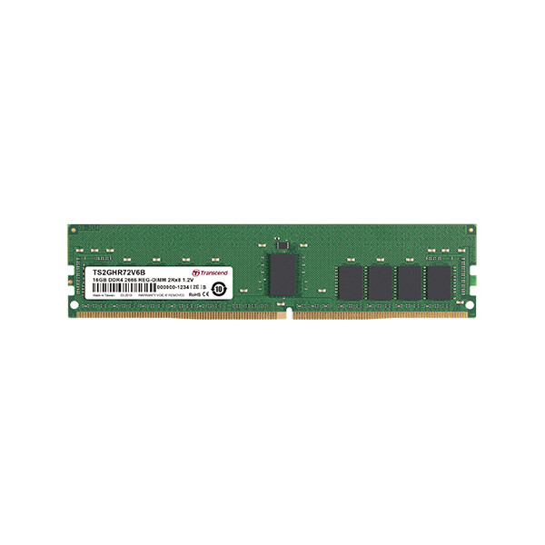 Transcend TS2GHR72V6B - 16 GB - 2 x 8 GB - DDR4 - 2666 MHz - 288-pin DIMM