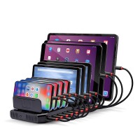 Lindy Netzteil - 2.4 A - 10 Ausgabeanschlussstellen (USB (nur Strom))