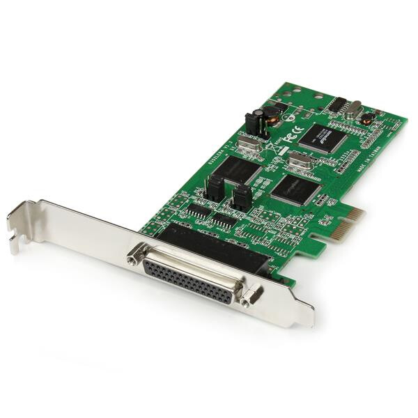 StarTech.com 4 Port Serielle PCI Express Schnittstellenkarte - 2 x RS232 2 x RS422 / RS485 - PCIe - Seriell - RS-232/422/485 - SystemBase SB16C1052PCI - 256 B - 0 - 100 °C