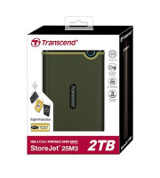 Transcend StoreJet 25M3G - 2 TB - 2.5" - 3.2 Gen 1 (3.1 Gen 1) - Grün