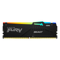 Kingston FURY Beast RGB - 128 GB - 4 x 32 GB - DDR5 - 5200 MHz - 288-pin DIMM