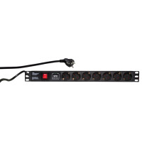 LogiLink PDU7C01 - 7 AC-Ausgänge - Typ F - 230 V -...