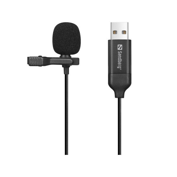 SANDBERG Streamer USB Clip Microphone