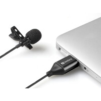 SANDBERG Streamer USB Clip Microphone