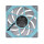 Thermaltake Toughfan 12 Turquoise High Static Pressure Radiator Fan - Ventilator - 12 cm - 500 RPM - 2000 RPM - 58,35 cfm - Blau