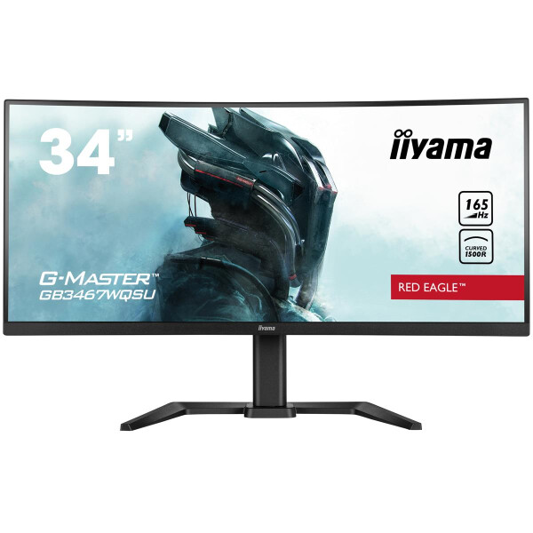 Iiyama G-MASTER GB3467WQSU-B5 - 86,4 cm (34 Zoll) - 3440 x 1440 Pixel - UltraWide Quad HD - LED - 0,4 ms - Schwarz