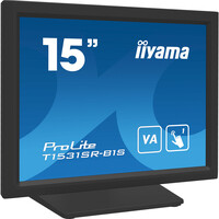 Iiyama Der ProLite T1531SR-B1 Sbasiert auf den neuesten 5-Wire-Resistive-Touchscreens - 38,1 cm (15") - 1024 x 768 Pixel - XGA - 0,297 x 0,297 mm - 2500:1 - 18 ms