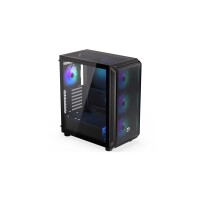 ENDORFY Arx 500 ARGB - PC - Schwarz - ATX - ITX - micro ATX - Gehärtetes Glas - Gaming - Taschenlüfter