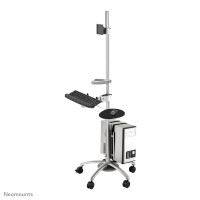 Neomounts by Newstar Mobiler Arbeitsplatz - Multimedia-Wagen - Silber - 6 kg - 25,4 cm (10 Zoll) - 68,6 cm (27 Zoll) - 75 x 75,100 x 100 mm