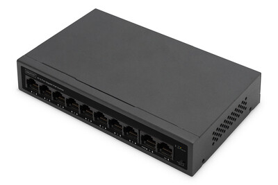 DIGITUS 8+2 Port Gigabit PoE Switch