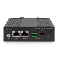 DIGITUS Gigabit Ethernet PoE Splitter, Industrial, 60 W