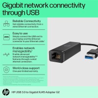 HP USB-3.0-zu-Gigabit-LAN-Adapter - Kabelgebunden - USB - Ethernet
