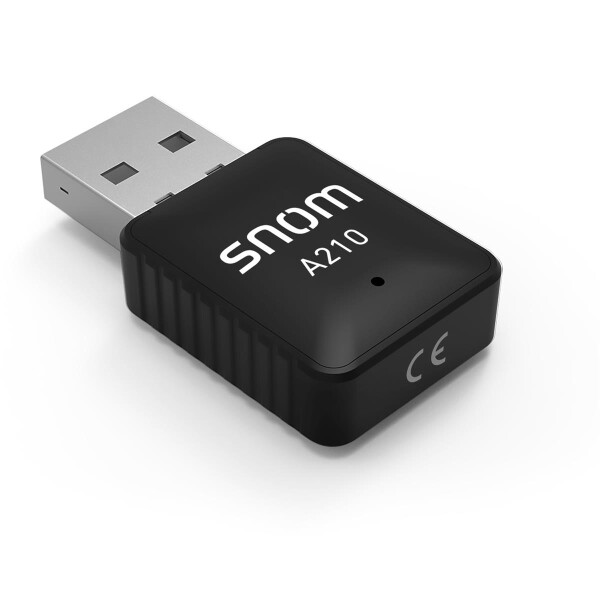 Snom A210 - Kabellos - USB - WLAN - Wi-Fi 5 (802.11ac) - 433 Mbit/s - Schwarz