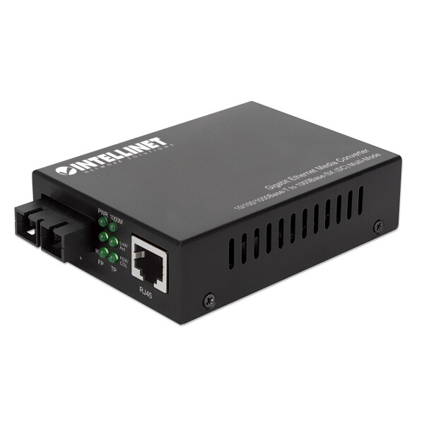 IC Intracom Gigabit Medienkonverter SC Multimode 550m Auto - Converter - 1 Gbps