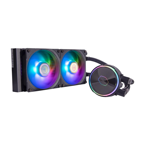 Cooler Master MasterLiquid PL240 Flux - Flüssigkeitskühlung - 12 cm - 2300 RPM - 32 dB - 72,37 cfm - Schwarz