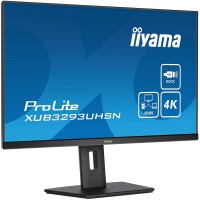 Iiyama ProLite 31.5" (80 cm) Desktop-Monitor mit IPS-Panel-Technologie - einem KVM-Switch - USB-C-Dock und RJ45 (LAN) Anschluss - 80 cm (31.5") - 3840 x 2160 Pixel - 4K Ultra HD - LCD - 4 ms - Schwarz