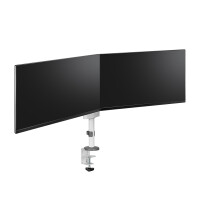 Neomounts DS60-425WH2 Monitorarm 17-27" - platzsparend - Klemme/Durchführung - 43,2 cm (17") - 68,6 cm (27") - 100 x 100 mm - Höhenverstellung - Weiß
