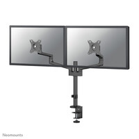 Neomounts DS60-425BL2 Monitorarm 17-27" - platzsparend - Klemme/Durchführung - 43,2 cm (17") - 68,6 cm (27") - 100 x 100 mm - Höhenverstellung - Schwarz