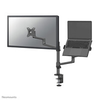 Neomounts DS20-425BL2 Monitorarm mit Laptop-Halterung 17-27" - platzsparend - Laptop- & Monitorarm - Schwarz - Stahl - 43,2 cm (17") - 68,6 cm (27") - 68,6 cm (27")