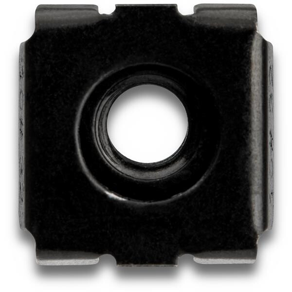 StarTech.com 10-32 Käfigmuttern - 50 Stück - Käfigmutter - Stahl - Schwarz - TAA - REACH - CE - 13 mm - 13 mm