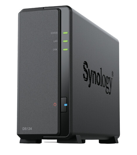 Synology DiskStation DS124 - NAS - Desktop - Realtek - RTD1619B - 1 GB - DDR4