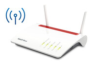 FRITZ! AVM FRITZ!Box 6890 LTE International - Wi-Fi 5 (802.11ac) - Dual-Band (2,4 GHz/5 GHz) - Eingebauter Ethernet-Anschluss - 3G - Rot - Weiß - Tabletop-Router