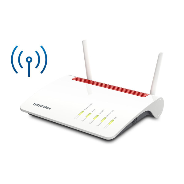 AVM FRITZ!Box 6890 LTE International - Wi-Fi 5 (802.11ac) - Dual-Band (2,4 GHz/5 GHz) - Eingebauter Ethernet-Anschluss - 3G - Rot - Weiß - Tabletop-Router