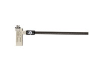 Kensington Slim NanoSaver® 2.0 Laptopschloss - 1,8 m - Kensington - Schlüssel - Karbonstahl - Schwarz - Silber