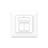 DIGITUS - DN-9010/8-2 - CAT.6a Datendose, 2xRJ45, UP