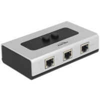 Delock Switch RJ45 10/100/1000 2 port manual...