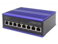 DIGITUS 8 Port Fast Ethernet Netzwerk Switch, Industrial,...