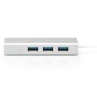 DIGITUS USB Typ C 3-Port Hub + Gigabit Ethernet