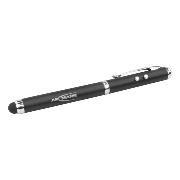 Ansmann Stylus Touch 4in1 - Universal - Schwarz - Silber - Kapazitiv - LR41 - Alkali - 22 g