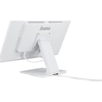 Iiyama ProLite 23.8” (60.5 cm) PCAP 10-Punkt Multi-Touch-Monitor mit Edge-to-Edge Glas Design und Anti-Fingerprint-Beschichtung - 60,5 cm (23.8") - 1920 x 1080 Pixel - Full HD - LCD - 14 ms - Weiß