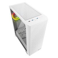 Sharkoon VS9 RGB - Midi Tower - PC - Weiß - ATX - micro ATX - Mini-ATX - Heimbüro - 15,8 cm