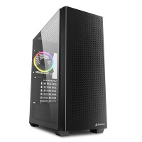 Sharkoon VS9 RGB - Midi Tower - PC - Schwarz - ATX -...