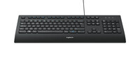 Logitech K280E Pro f/ Business - Volle Größe (100%) - Kabelgebunden - USB - QWERTY - Schwarz