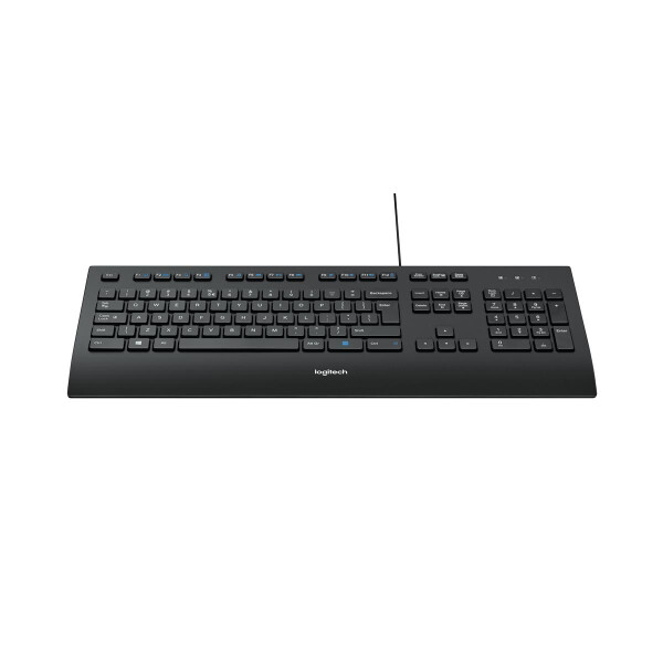 Logitech K280E Pro f/ Business - Volle Größe (100%) - Kabelgebunden - USB - QWERTY - Schwarz