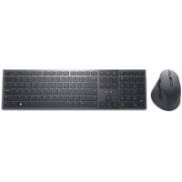 Dell KM900 - Volle Größe (100%) - RF Wireless + Bluetooth - Scherenschlüsselschalter - QWERTY - Graphit - Maus enthalten