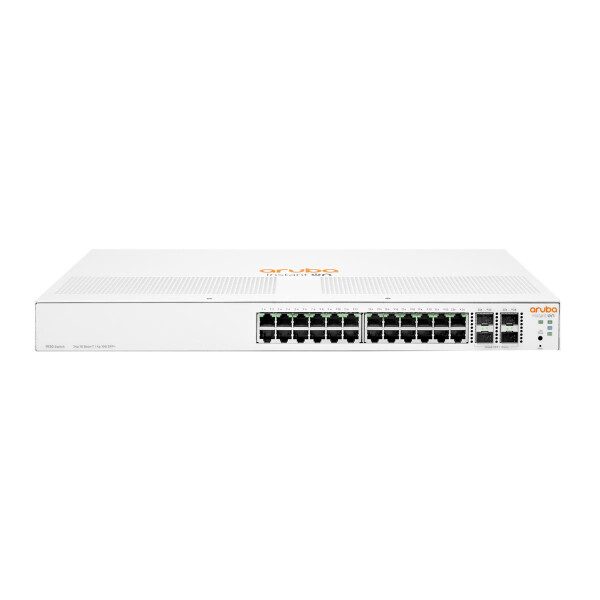 HPE a Hewlett Packard Enterprise company Aruba Instant On 1930 24G Class4 PoE 4SFP/SFP+ 195W - Managed - L2+ - Gigabit Ethernet (10/100/1000) - Power over Ethernet (PoE) - Rack-Einbau - 1U