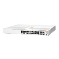 HPE Networking Aruba Instant On 1930 24G Class4 PoE 4SFP/SFP+ 195W - Managed - L2+ - Gigabit Ethernet (10/100/1000) - Power over Ethernet (PoE) - Rack-Einbau - 1U