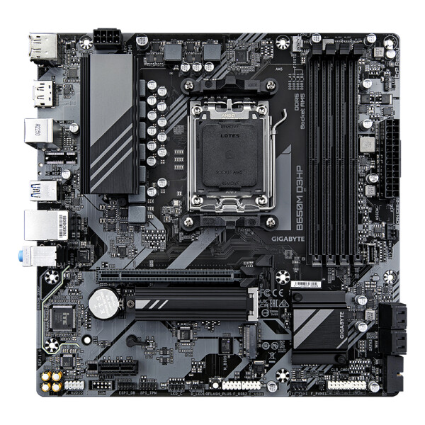 Gigabyte B650M D3HP (B650,AM5,mATX,DDR5) - AMD Sockel AM5 (Ryzen Zen4)