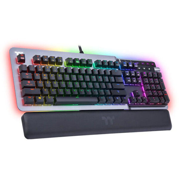 Thermaltake Argent K5 RGB - Volle Größe (100%) - USB - Mechanischer Switch - QWERTY - RGB-LED - Titan