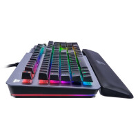 Thermaltake Argent K5 RGB - Volle Größe (100%) - USB - Mechanischer Switch - QWERTY - RGB-LED - Titan