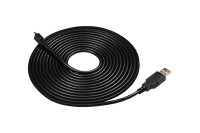 Transcend Dual USB-Netzadapter für Zigarettenanzünder - DC-Adapter - Schwarz - 8 m - 12 - 24 V - 5 V - 2,4 A