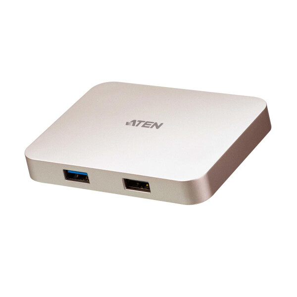 ATEN UH3235 - USB 2.0 Type-C - HDMI - USB 2.0 - USB 3.2 Gen 1 (3.1 Gen 1) Type-A - Silber - 60 W - 70 mm - 93 mm